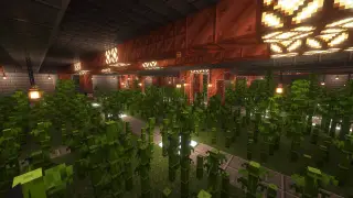 Minecraft Large Bamboo & Sugarcane Farm Schematic (litematic)
